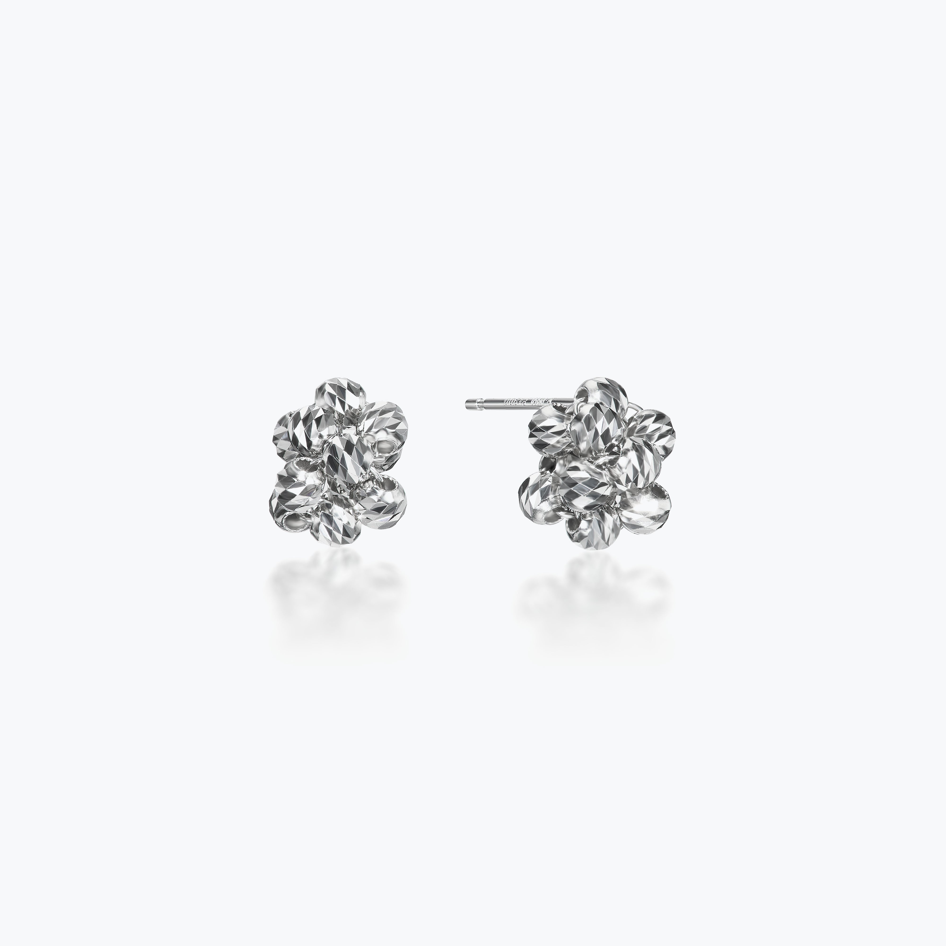 Van Cleef & Arpels Vintage Platinum And Diamond Hoop Earrings Available For  Immediate Sale At Sotheby's